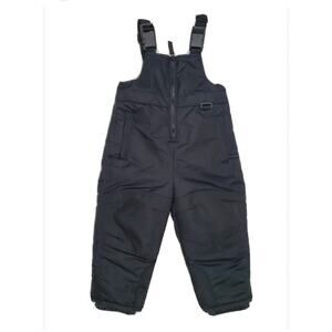 CIRCO Unisex toddler sz 12M black snow/ ski bib pants adjustable buckles